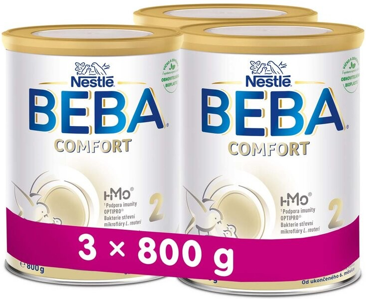 Nestlé BEBA 2 COMFORT HM-O 3 x 800 g