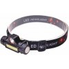 Solight LED čelové nabíjacie svietidlo, 3W + COB, 150lm + 60lm, Li-ion, USB WN32