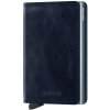 Kožená peňaženka SECRID Slimwallet Vintage Blue modrá