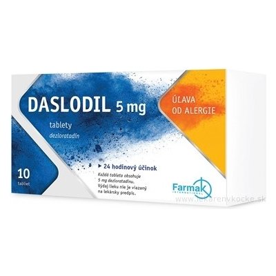DASLODIL 5 mg (Desloratadin Xantis) tbl (blis.OPA/Al/PVC/Al) 1x10 ks