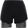 Alpine Pro GAJERA dámske čierne rýchloschnúce kraťasy - XXL