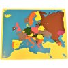 Moyo Montessori puzzle mapa Európa bez rámčeka