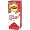 Ovocný čaj Lipton Refresh Jahody, 25 x 1,6 g