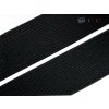 Guma hladká 20mm tkaná čierna 1 m