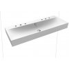 Umývadlo Kaldewei Silenio 3046 120x46 cm alpská biela tri otvory pre batériu 904506053001