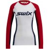 Dámske funkčné tričko Swix, RACEX CLASSIC biela,červená,tmavo modrá XL