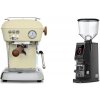 Ascaso Dream PID, Sweet Cream + Eureka Atom W 75, black