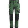 Snickers Workwear Pracovné nohavice AllroundWork Stretch s PK tmavo zelené veľ. 88
