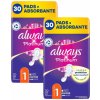 Always Platinum Normal hygienická vložka 2 x 30 ks