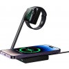 Bezdrôtová nabíjacia stanica 2in1 Magnetic Wireless Charger Joyroom JR-WQN05 15W (Black)