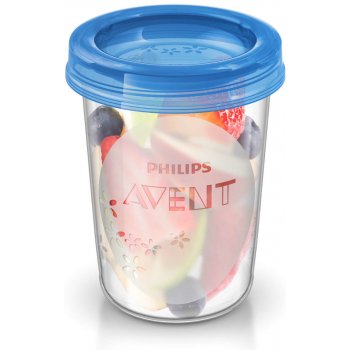 Philips Avent VIA poháriky s vrchnákmi 5 x 180 ml