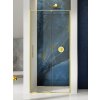 New Trendy Smart Light Gold sprchové dvere 130 cm posuvné zlatá lesklá/priehľadné sklo EXK-4216