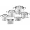 Sada hrncov ORIGINAL PROFI, 6 ks, strieborná farba, nerezová oceľ, Fissler
