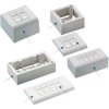 DATACOM Modul.dát.zásuvka STP CAT5E 4xRJ45 na aj pod omietku 2368