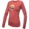 Dámske tričko dl.rukáv SENSOR MERINO ACTIVE TRIGLAV terracotta S