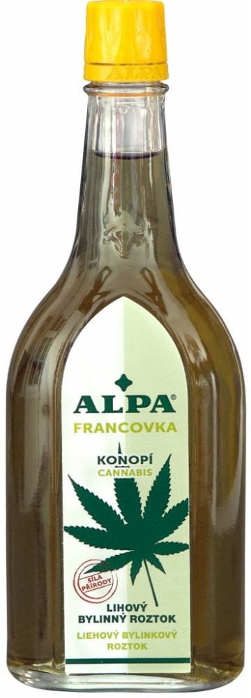 Alpa Francovka bylinný liehový roztok konopí 60 ml