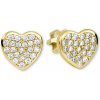Soliter Romantické náušnice zo žltého zlata Srdce 239 001 00983