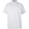 KAM košeľa pánska KBS 663A krátky rukáv nadmerná veľkosť biela 2XL