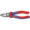 KNIPEX Kombinačné kliešte leštené s viackomponentnými rukoväťami 200mm KNIPEX