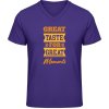 Soft-Style V Tričko Gildan - Dizajn - Great Taste for Great Moments - Purple - XXL - Pánske