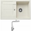 Blanco METRA 45 S biela soft 527106 + Blanco MILA chróm 519414