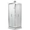 Arttec SMARAGD 80 x 80 cm - Sprchový box model 1 chinchilla sklo - sprchový set