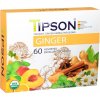 BIO bylinné čaje Tipson zázvorové. 60 porcií. Certifikát USDA Organic. BIO Ginger assorted