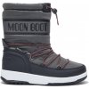 Moon Boot JR BOY SPORT Chlapčenské snehule šedá