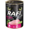 RAFI Cat Grain Free - Bezlepková konzerva s morčacím mäsom pre mačky 400g - konzerva