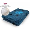 DRYBED Premium Vet Bed Big Paw tyrkysový 150 x 100 cm