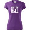 Volleyball nápis - Dámske Fantasy športové (dresovina) - L ( Fialová )