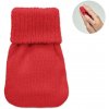 Ohrievač rúk v pletenom obale, červená