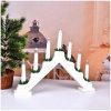 Grugen Adventný svietnik WHITE WOOD 7 LED