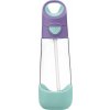 Fľaša na pitie so slamkou 600 ml - lilac pop