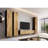 Cama Meble Obývačka VIGO 1 biely mat/latte lesk 300 cm x 180 cm x 40 cm