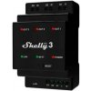 Shelly Pre 3 spínací modul na DIN lištu / Šikovný spínač / 3 kanály / BT 4.2 / WiFi (Pro3)