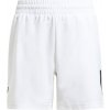 Detské šortky adidas B Club 3 Stripes Short White 140 cm