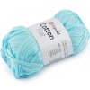 Bavlnená pletacia priadza Cotton Flat 50 g - 1 ks 4 (6725) modrá anjelská