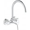 Drezová batéria GROHE Concetto New s otočným ramienkom chróm 32667001
