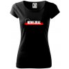 Nohejbal nápis - Dámske tričko Pure - 2XL ( Čierna )