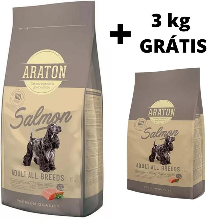 Araton dog adult salmon 18 kg