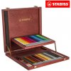 STABILO CARBOTHELLO PASTELOVÉ CERUZKY DREVENÝ BOX SADA 60 FARIEB