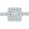 Eppi Vintage zásnubný prsteň s princess diamantom Yuval RE37903