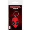 Marvel Comics Rubber Keychain Deadpool Face 6 cm