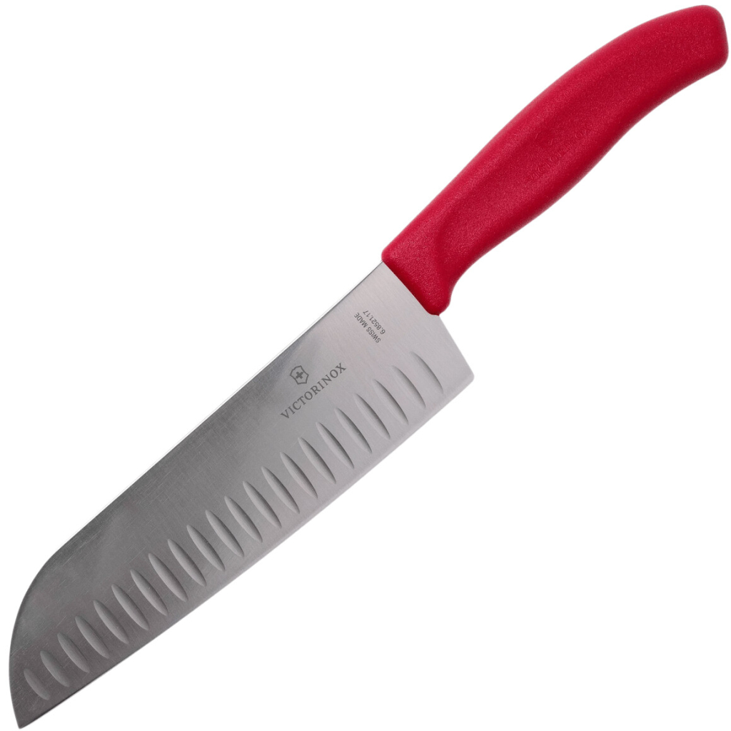 Victorinox SwissClassic Santoku nôž 17 cm - červený 6.8521.17G