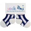 Kikko Sock Ons držák ponožek Navy stripes Navy Stripes 0-6m