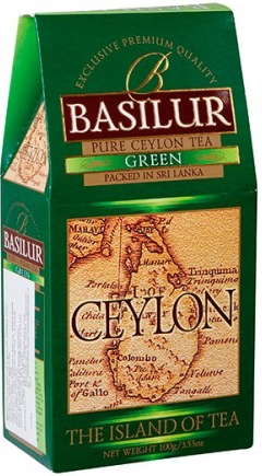 BASILUR Island of Tea Ceylon Green papier 100 g