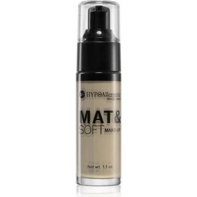 Bell Hypoallergenic Mat&Soft ľahký zmatňujúci make-up 01 Light Beige 30 ml