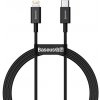 Baseus CATLYS-A01 Superior Fast Charging Datový USB-C to Lightning 20W, 1m, černý