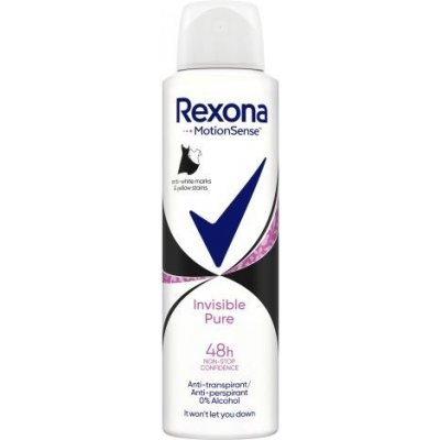Rexona MotionSense Invisible Pure 48H Deospray Antiperspirant 150 ml pre ženy